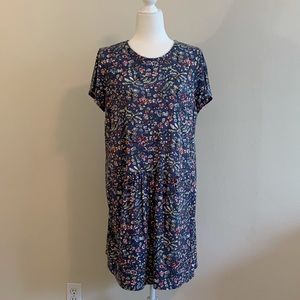 Blue floral J. Jill dress